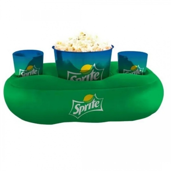 Almofada para Cinema. Balde e Copos Personalizável – Cinema em Casa – Brinde  Confeccionada em tecido de microfibra.