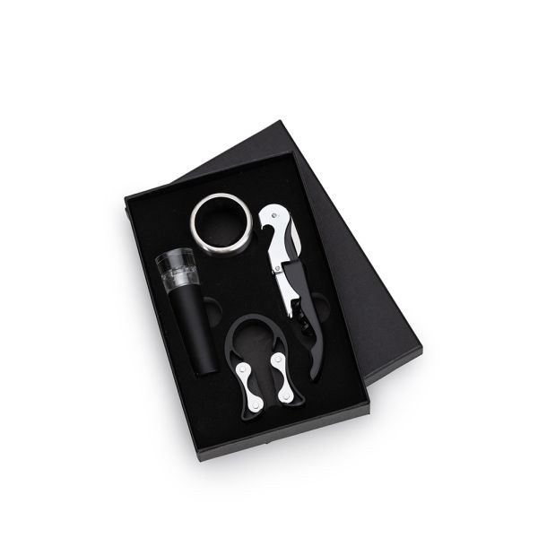 Kit Abridor de Vinho – 4 peças – Brinde para Empresas