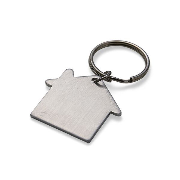 Chaveiro de Metal – Placa Formato de Casa – Brinde Promocional