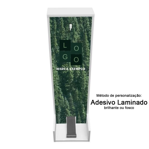 Totem Dispenser para Álcool em Gel 1 Litro - Brinde Promocional