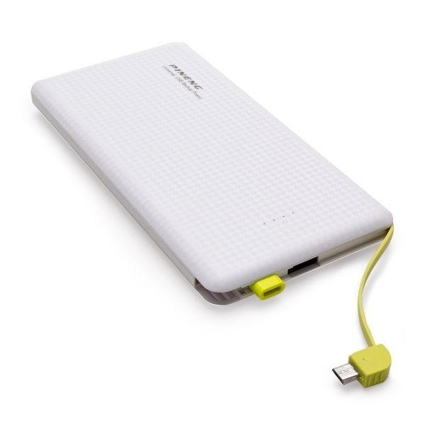 Power Bank Plástico Tipo Pineng com Indicador Led