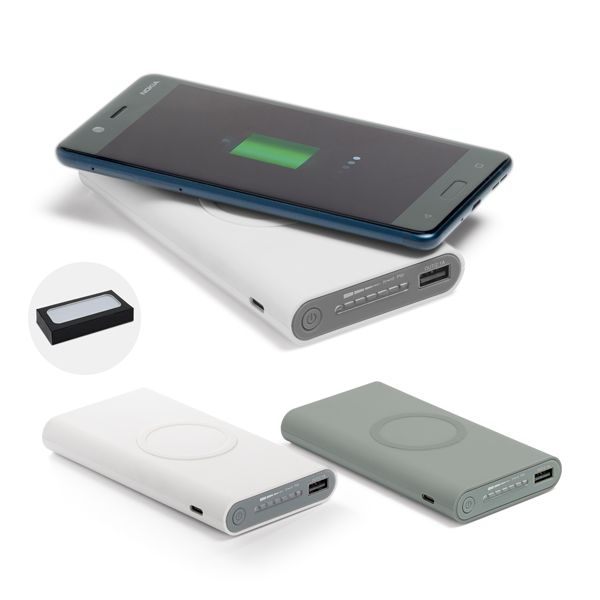 Power Bank / Bateria Portátil Wireless - Brinde Corporativo