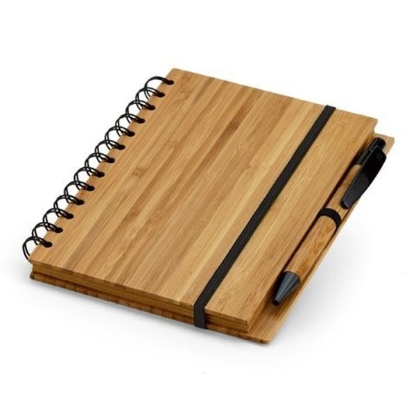 Caderno de Bambu - Brinde Ecológico