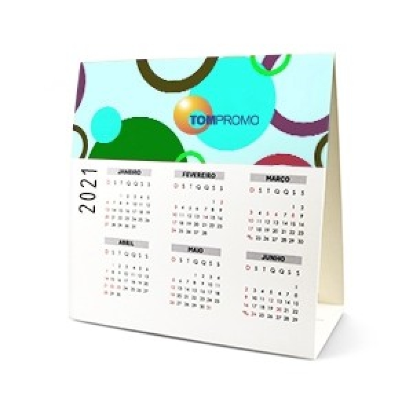 Calendário Triangular - Brinde para Empresas
