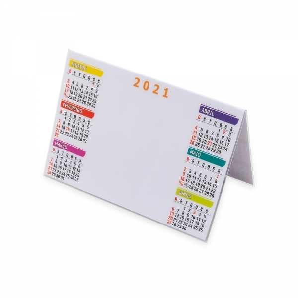 Calendário de Mesa - Brinde para Escritório